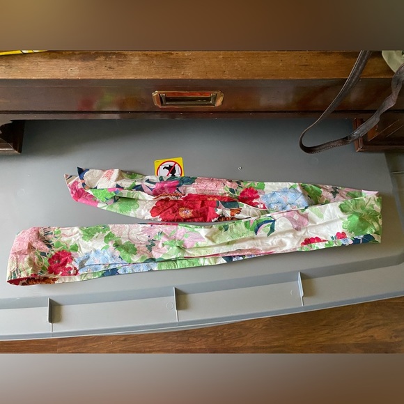 Cara Cara Dress Wethersfield Cotton Tiered Maxi Japanese Floral Ivory 6 EUC - Picture 9 of 10